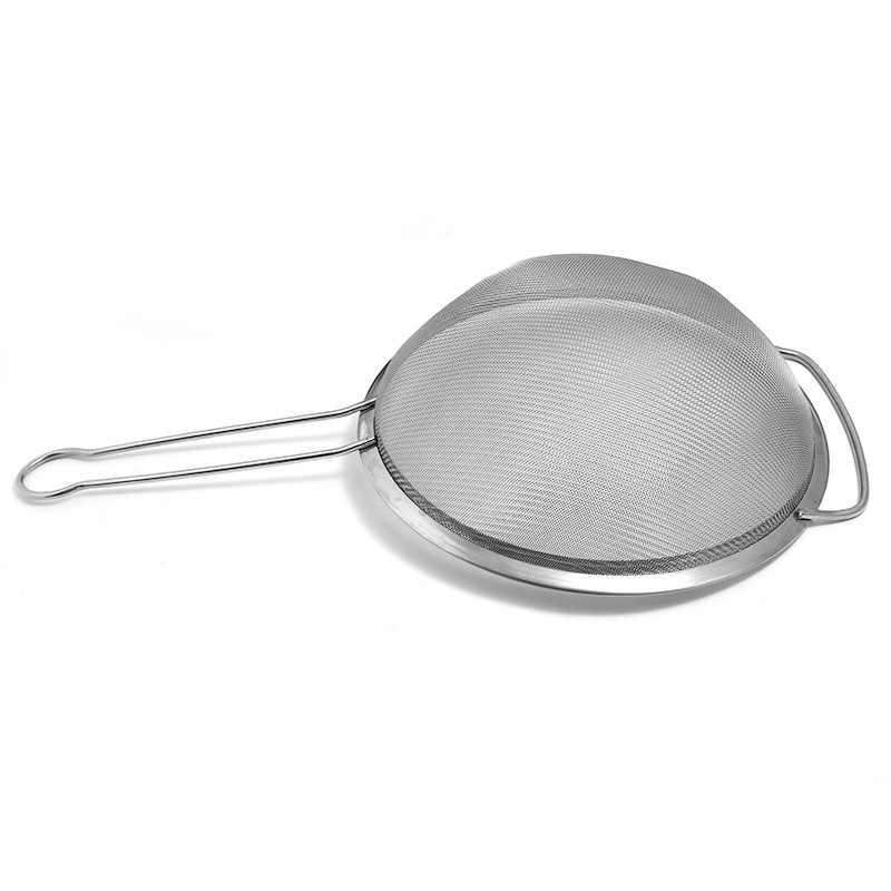 Baking Tool Diameter 10cm Stainless Steel Wide Edge Wide Ear Oil Leakage Soy Milk Filter Bird's Nest Cleaning Colander