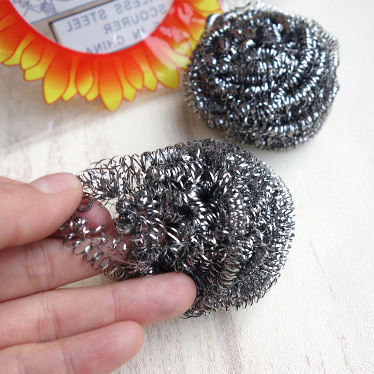 23g粗钢丝球清洁球钢丝球洗碗刷子擦锅球厨房用品去污锅刷铁丝球