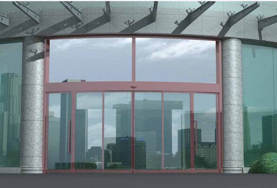 酒店银行自动感应门 别墅商场感应自动玻璃门 玻璃电子感应平移门