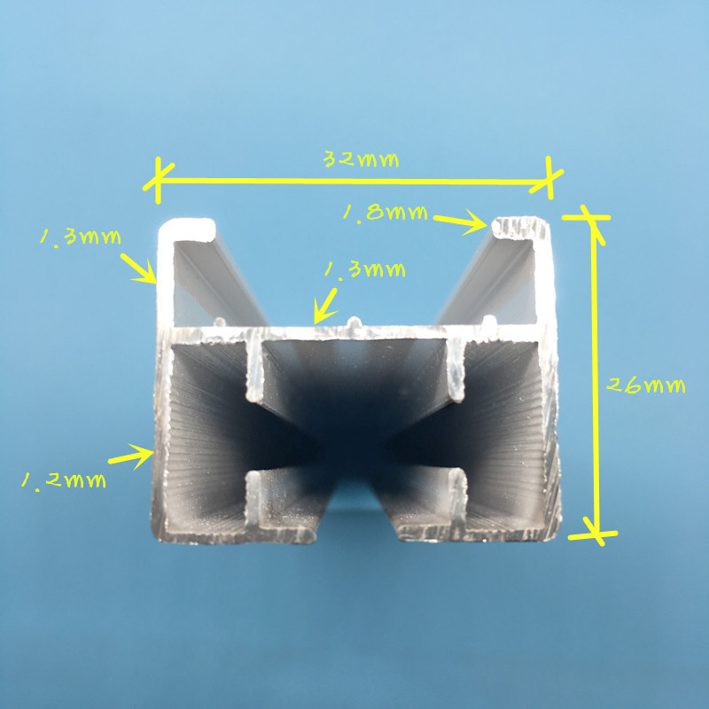 电动窗帘轨道电泳纯白佳丽斯开合帘智能家居电机厂家批发1.2壁厚