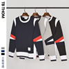 TB THOM 2018 The new spring and autumn Hit color Mosaic T-shirts Socket pure cotton Chaopai Sweater B0118 TB THOM 2018 The new spring and autumn Hit color Mosaic T-shirts Socket pure cotton Chaopai Sweater B0118