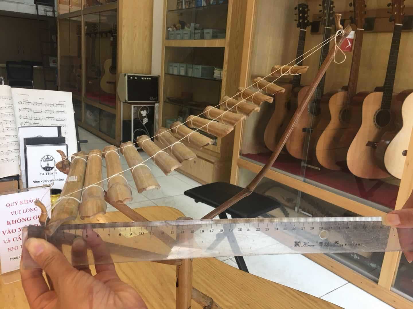 越南 敲击乐器 儿童民族 竹子 手工组装—trung越南竹琴(精品)