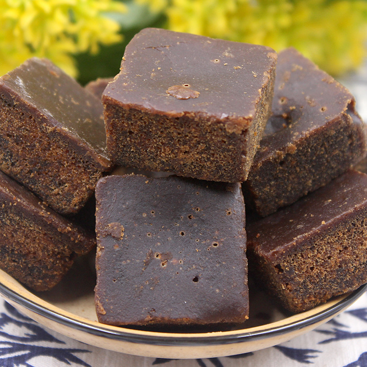 01-8独立包装原味黑糖500g散装原味红糖古法红糖块批发