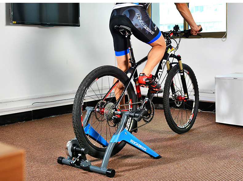 rockbros自行车骑行台磁阻室内山地车训练台架健身台装备配件