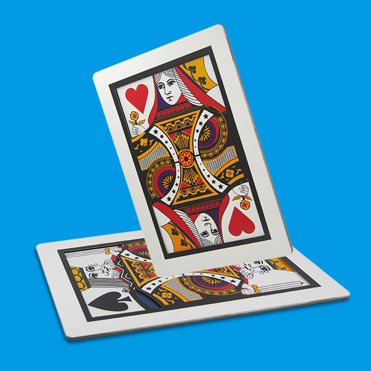 k变q 跟斗牌 中号 kq变幻扑克牌 颠倒牌 舞台魔术道具魔术玩具