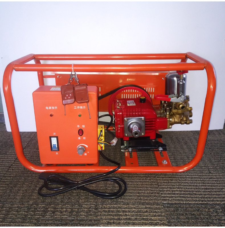 台州电动喷雾器48v 60v电动打药泵 遥控园林果树打药机喷雾机