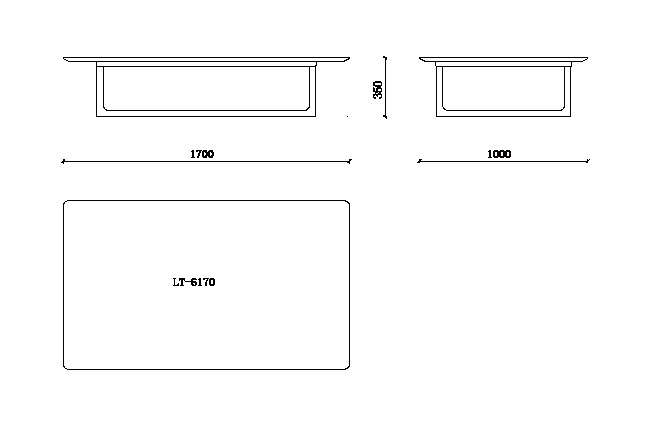 高档黑胡桃木茶几北美黑胡桃木方形茶几简约中式咖啡桌客厅茶几