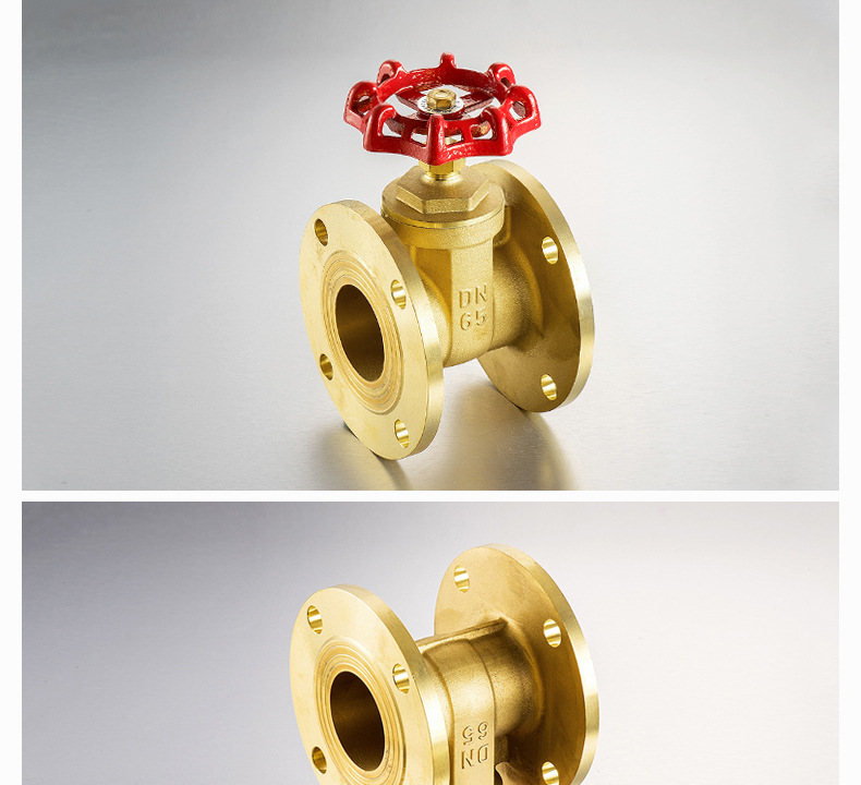 玉泉国标阀门 z45w-16t黄铜法兰闸阀 dn15-dn200大型铜闸阀 厂家