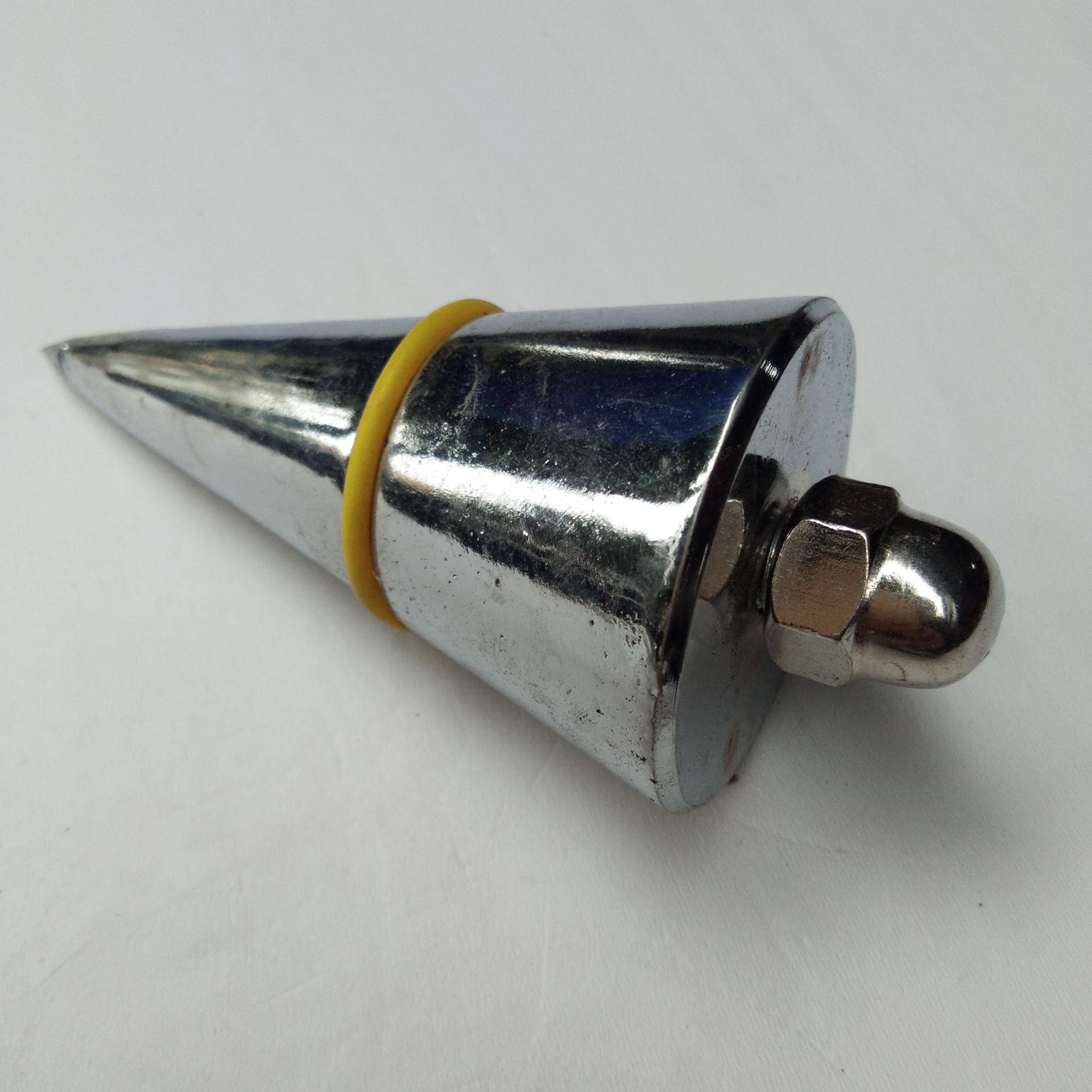 实心带卡吊线锤建筑工具线锤吊线坠 建筑测量工具 电镀吊线坨