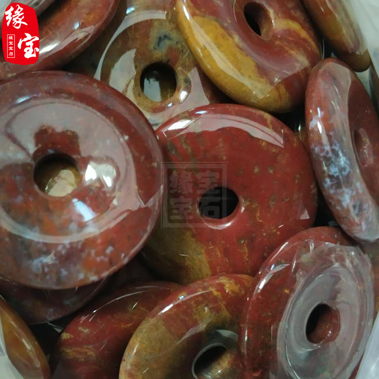 印度玛瑙平安扣 玉石项坠吊坠配件玛瑙平安扣 印度玛瑙平安扣批发