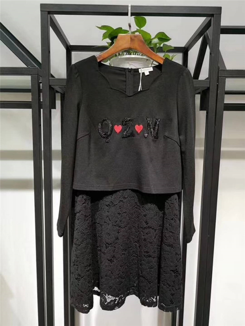 芊之美大码连衣裙2018秋冬装外套茜舞品牌折扣库存尾单走份批发