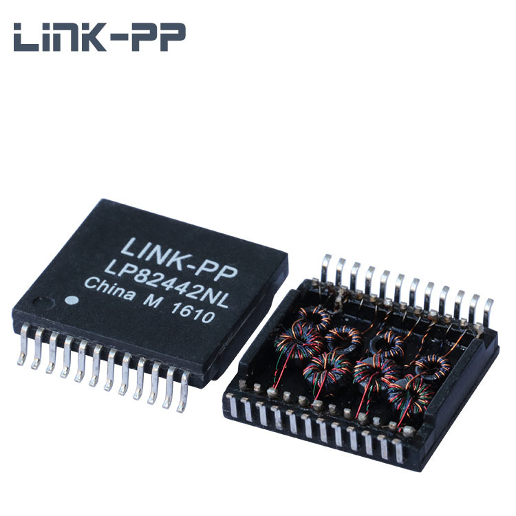 厂家变压器24pin百兆千兆贴片 g2408dg 隔离脉冲变压器网络变压器