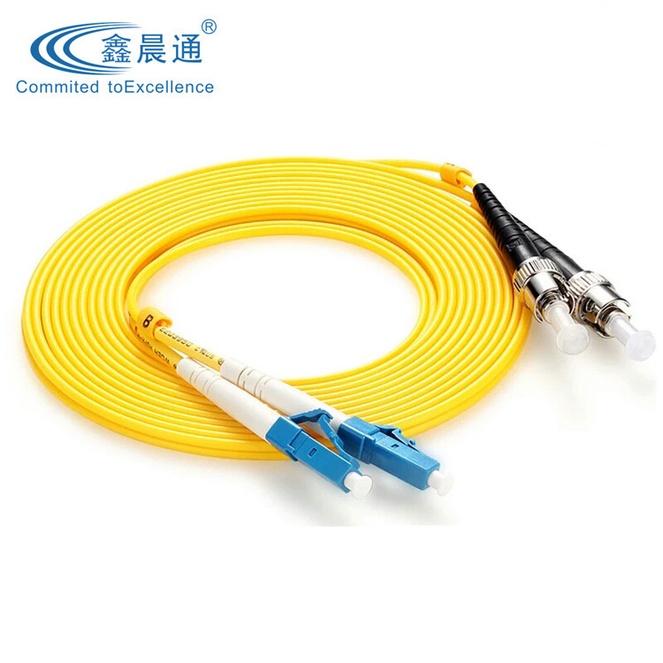 st-lc接口单模双芯光纤跳线stlc光纤尾纤3米pc网络级厂家直销