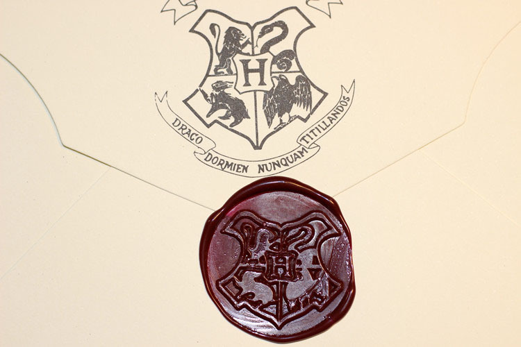 哈利周边入取通知书hogwarts霍格沃茨入学通知书信封礼物