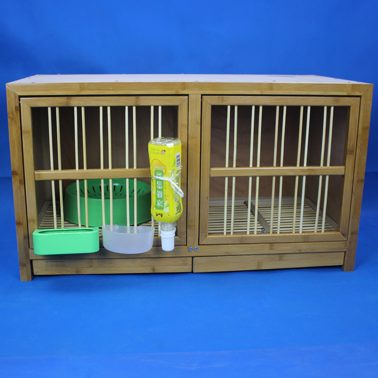 木质配对笼 信鸽赛鸽用品用具 优质竹木耐水防晒鸽子养殖配对笼具