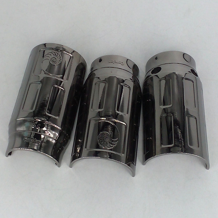 不锈钢抛光加工厂电镀枪色工艺品电镀亮光枪色加工五金电镀枪黑色