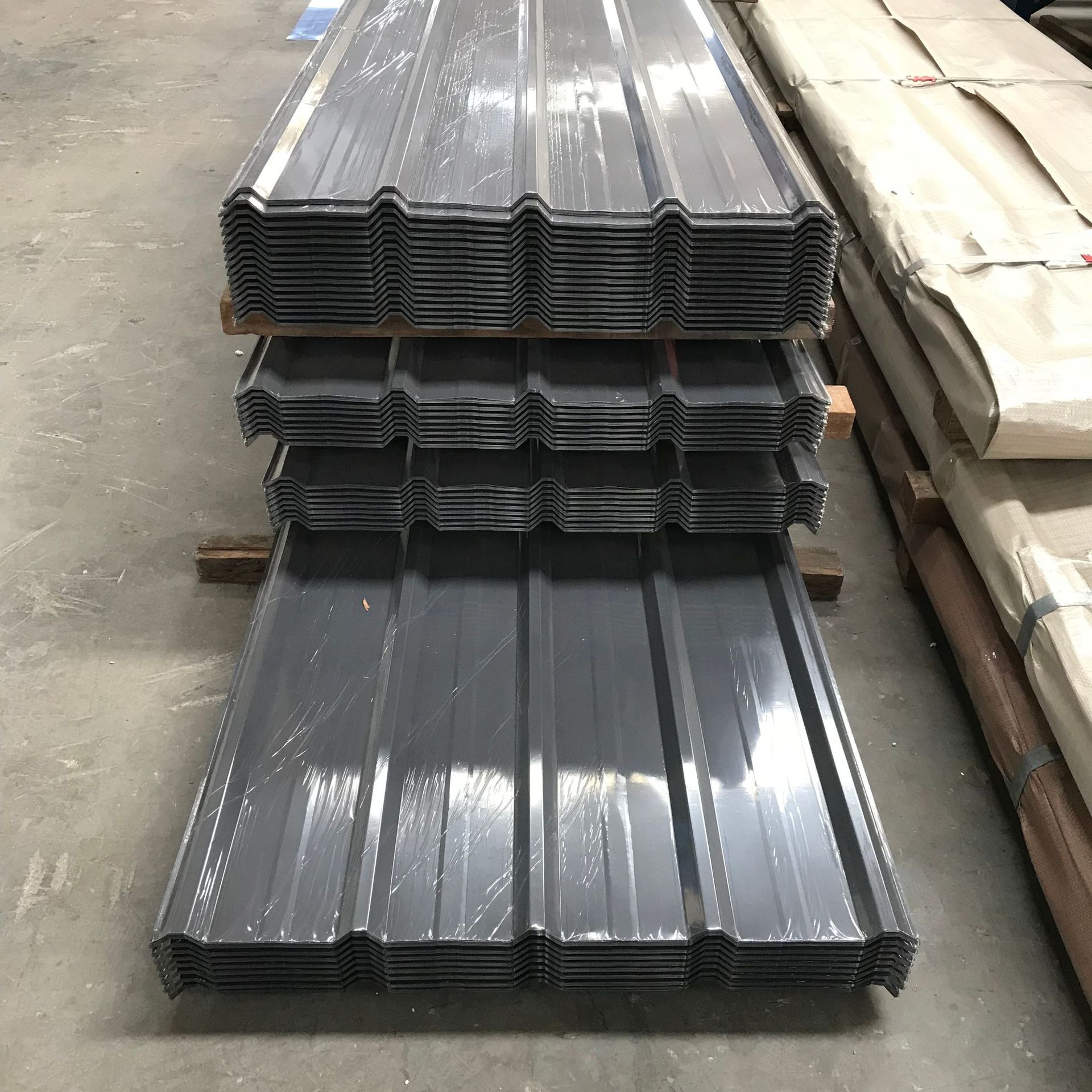 淄博 生产 彩钢瓦 双面覆膜840彩钢瓦 镀锌 建筑工程彩钢板 彩钢