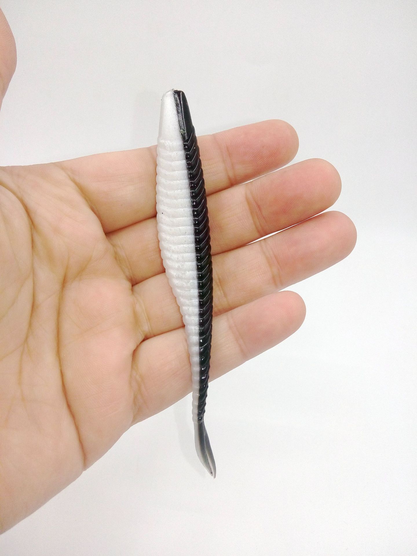 5色可选双色叉尾软鱼12cm/7g软饵仿真鱼仿生路亚软饵假饵