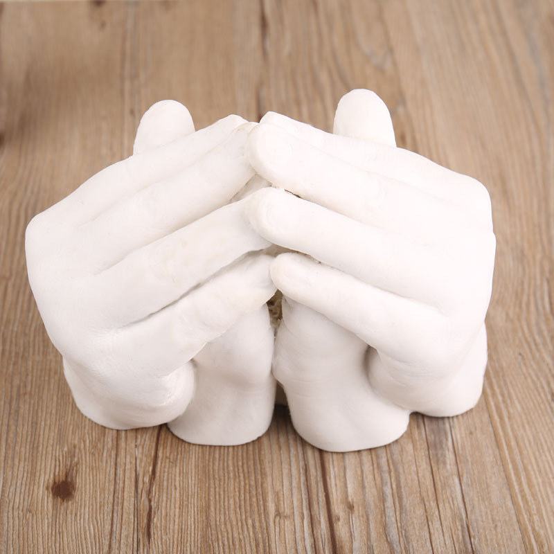 克隆粉模型粉批发情侣手模diy儿童手脚印模型制作厂家批发