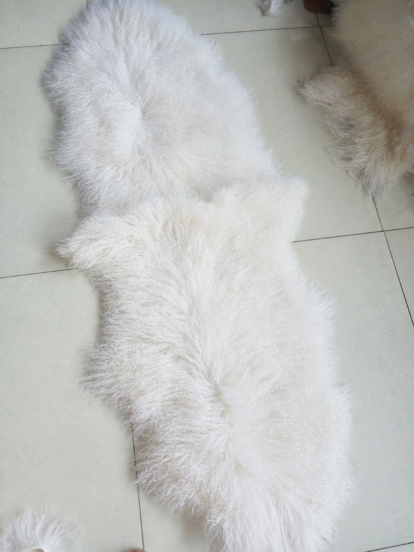 定做整张滩羊皮 皮毛一体地毯 沙发垫欧式客厅地毯地垫 一件代发