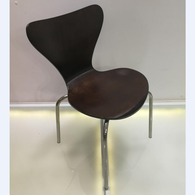 畅销经典弯曲木蚂蚁椅 胶合板7字椅ant chair