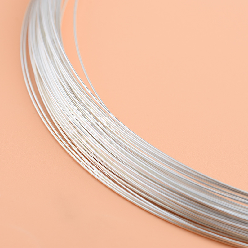 s925纯银银线 银丝 细丝 软丝 项链手链戒指diy配件手工材料线材