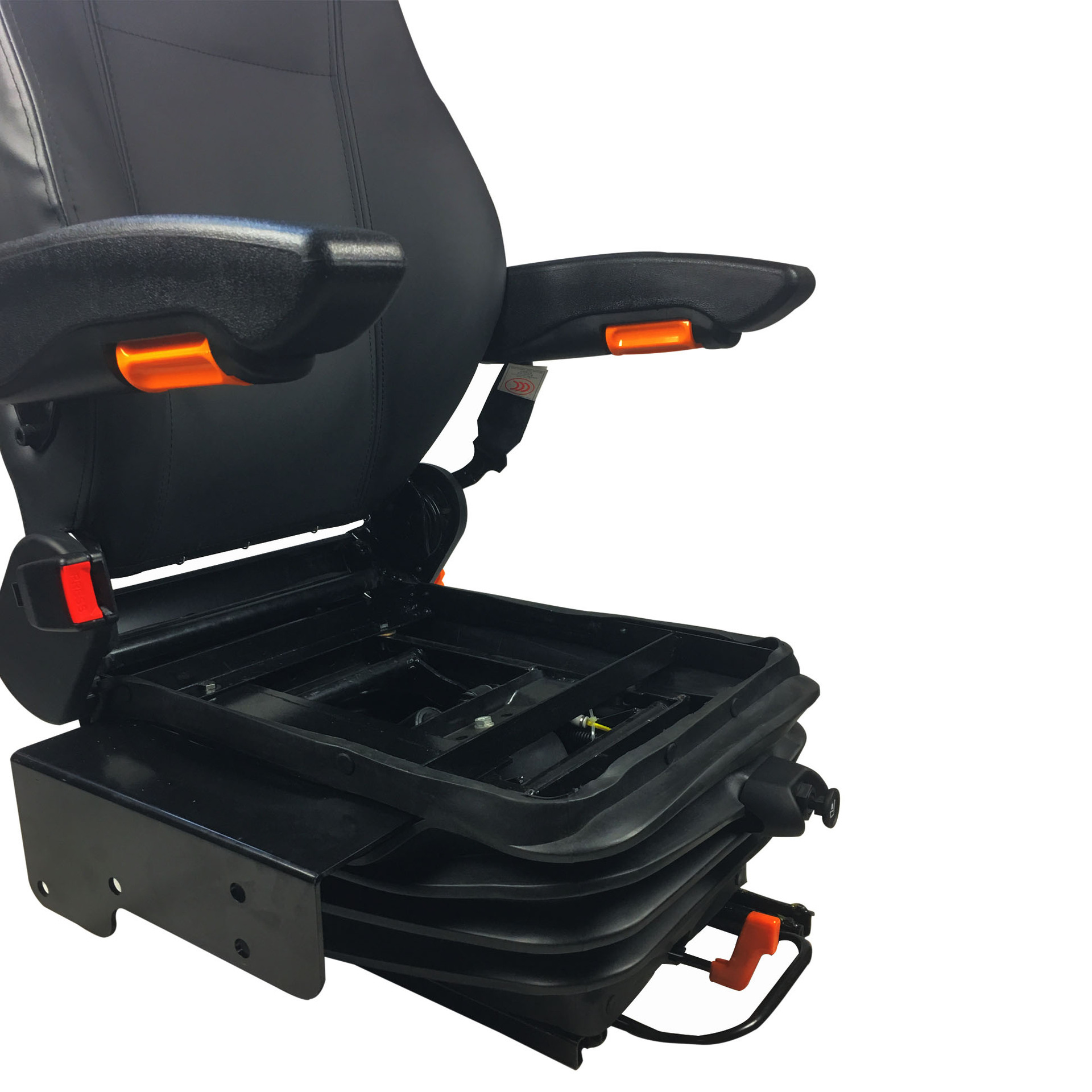 厂家供货农业机械设备空气悬浮式减震座椅24v电打气泵农机座椅