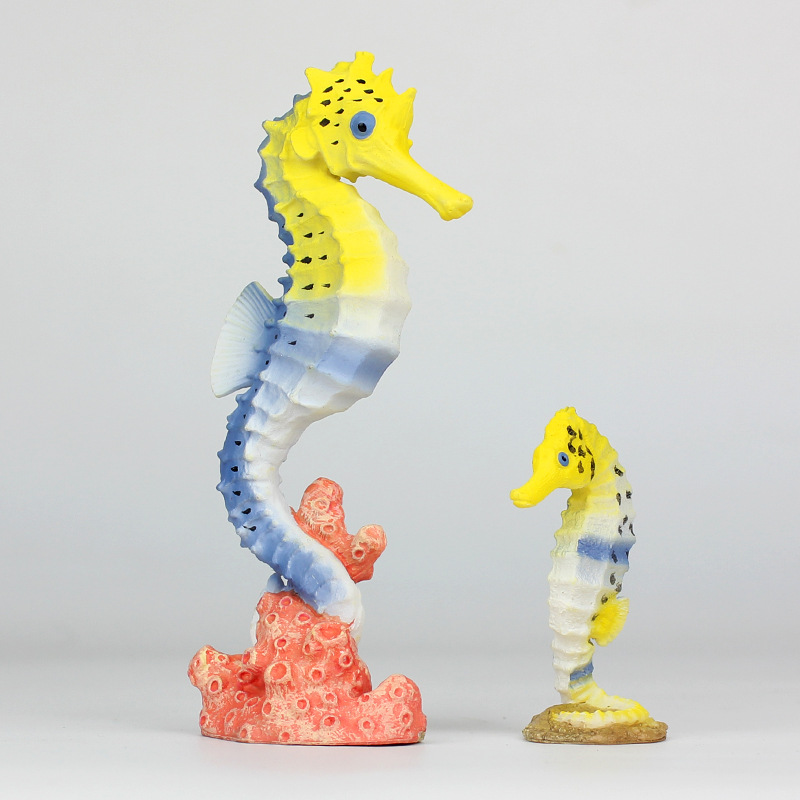 跨境实心精品仿真海马 海洋生物动物模型玩具 儿童早教认知道具