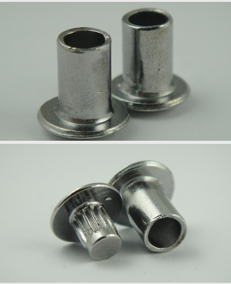 供应对敲铆钉 子母对敲铆钉 镀镍对敲铆钉 滚花对敲铆钉