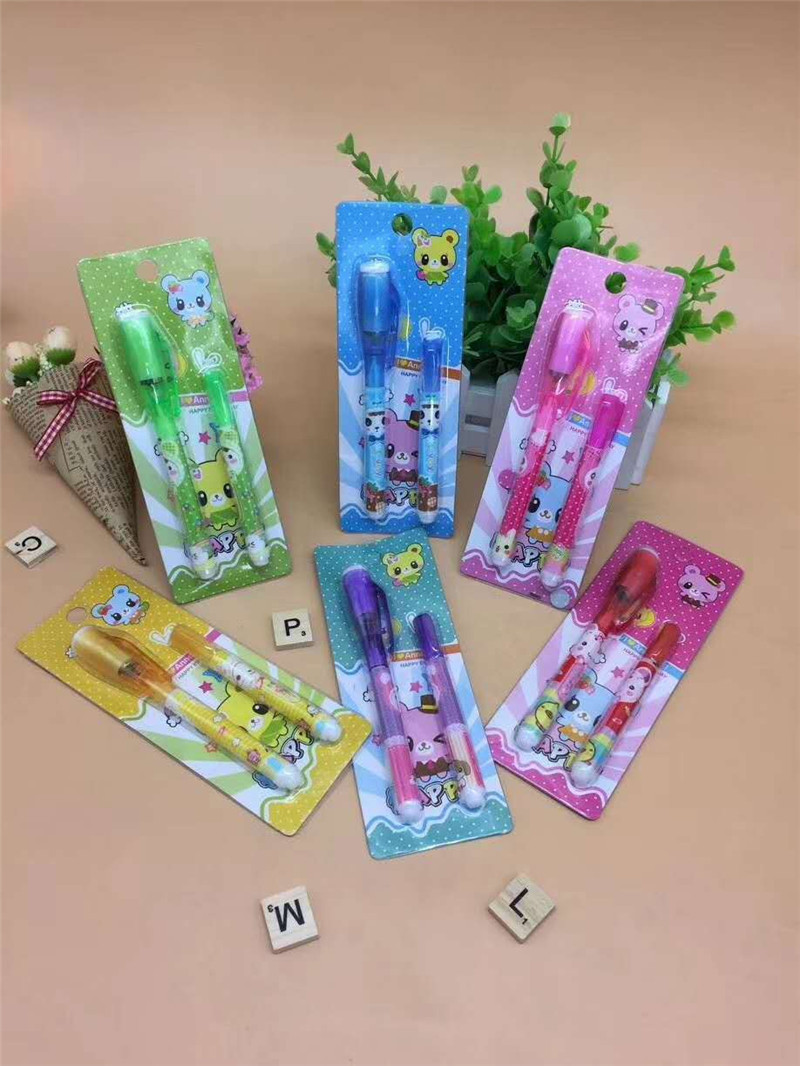 韩版卡通隐形笔隐形笔套装消失笔隐形笔便条纸厂家直销