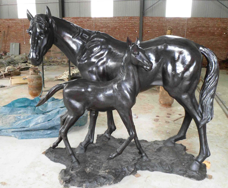 创意家居工艺品铜马摆件定制 厂家直销纯铜铸造铜奔马雕塑骏马