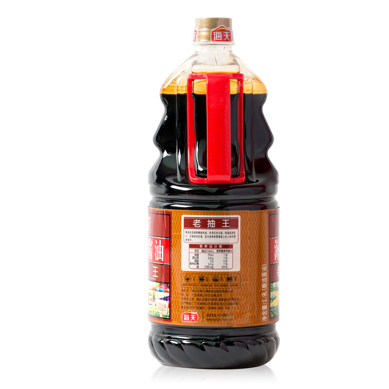 海天老抽王1.9l *6瓶/箱红烧上色酱油 非转基因黄豆酿造 厨房调料