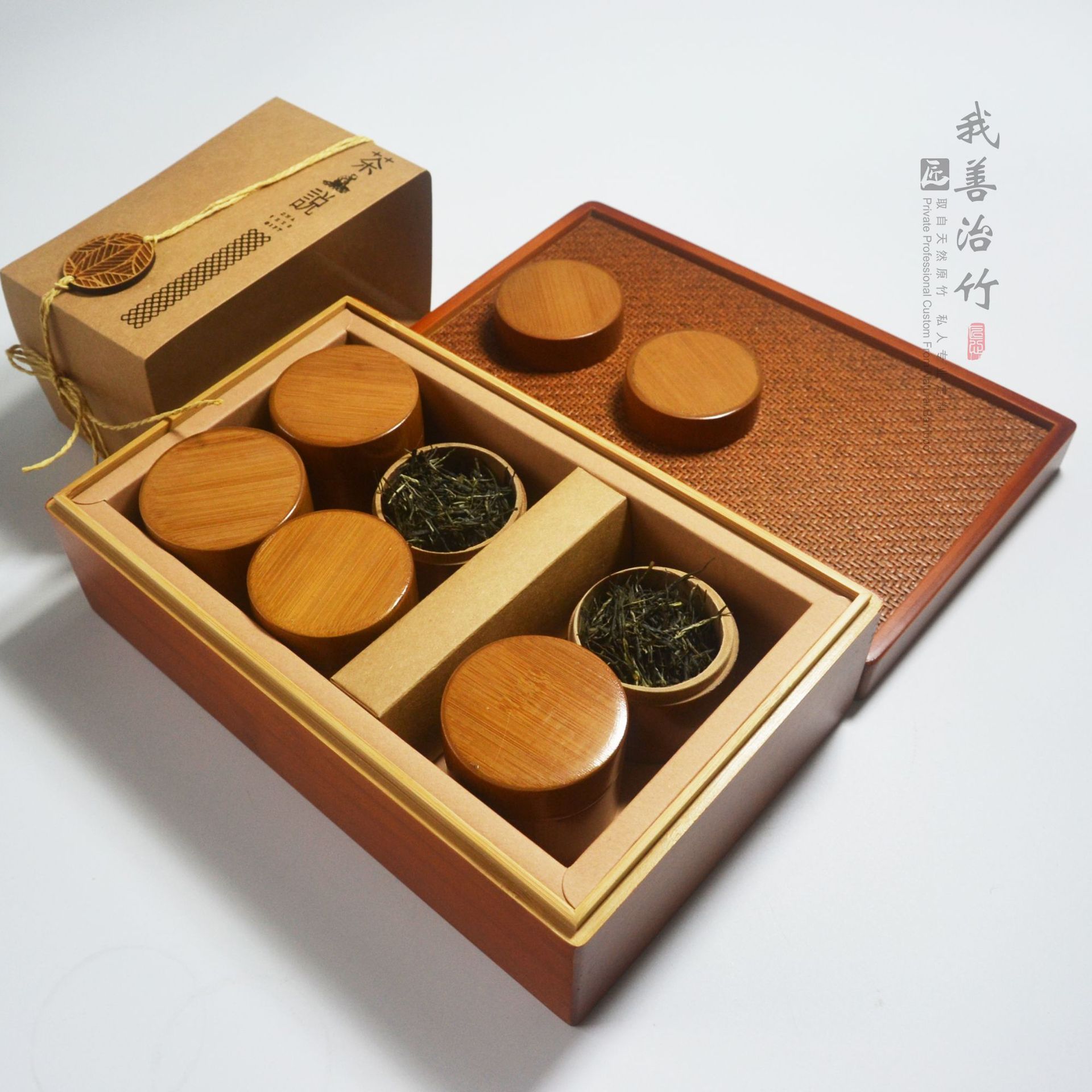 厂家定制天然竹盒竹包装盒食品竹盒茶叶盒竹天地盖竹盒竹子礼盒