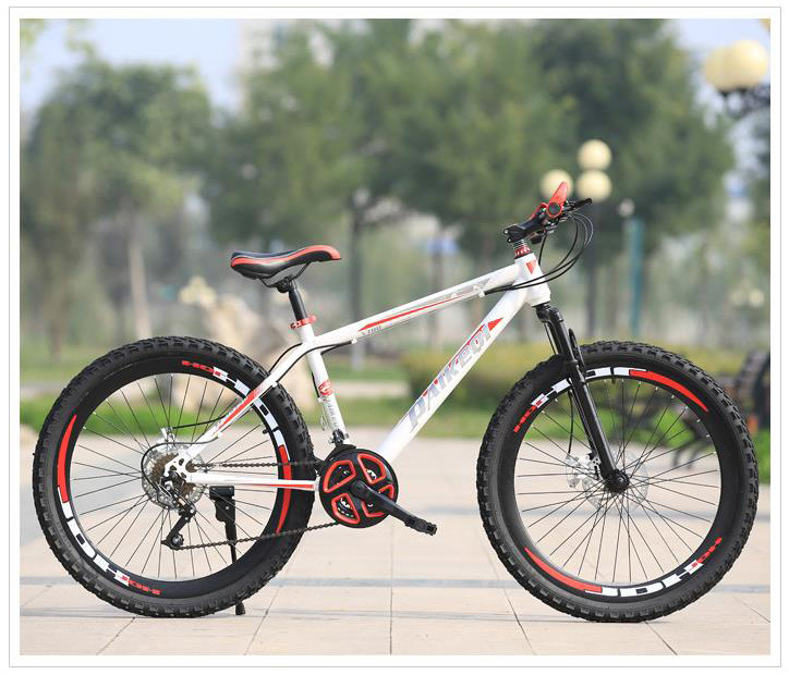 山地赛车自行车 禧马诺变速双碟刹减震21速26/24寸公路赛车自行车