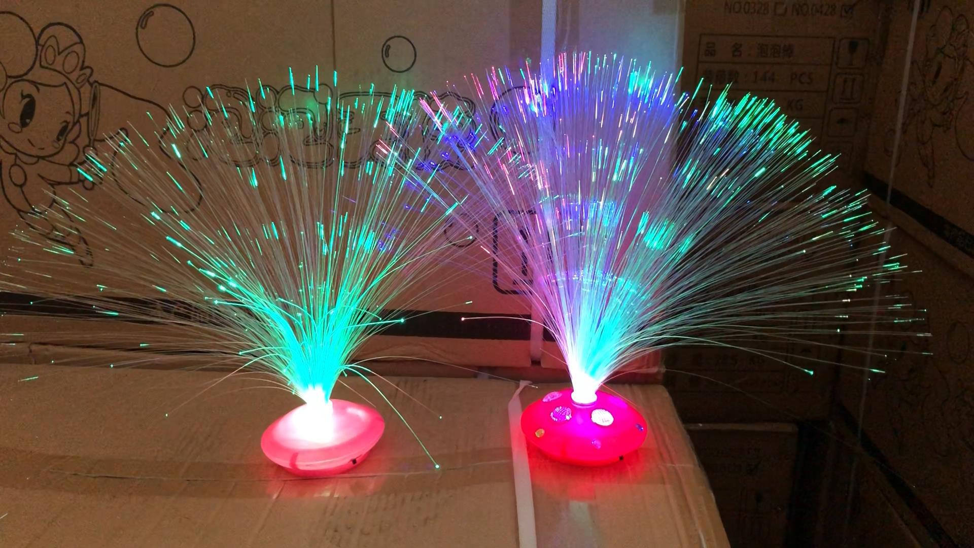 满天星灯光纤花灯批发七彩闪光发光玩具批发地摊货源批发儿童玩具