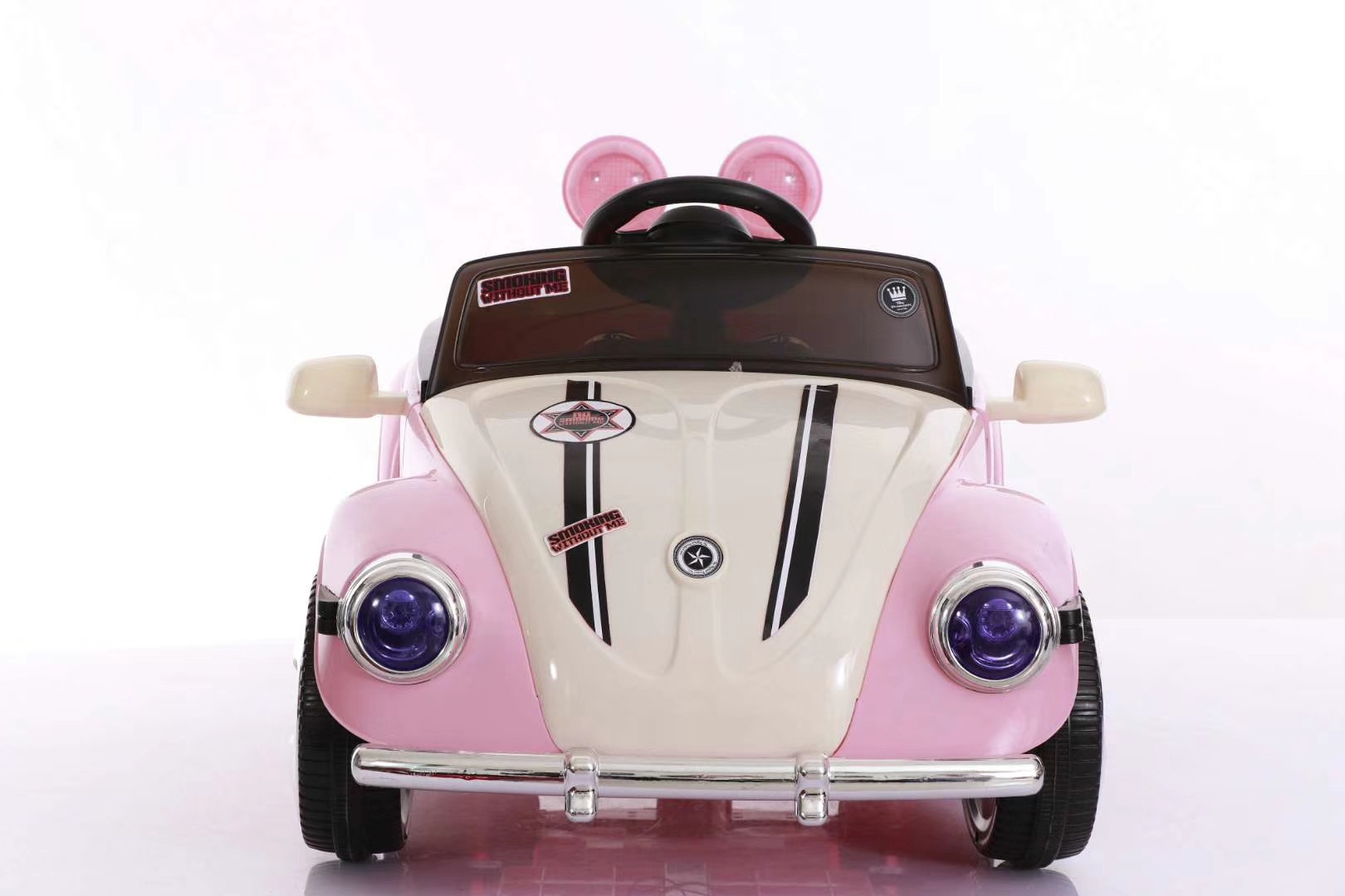 新款儿童电动车可爱公主车四轮遥控电动汽车可坐人玩具赠品童车