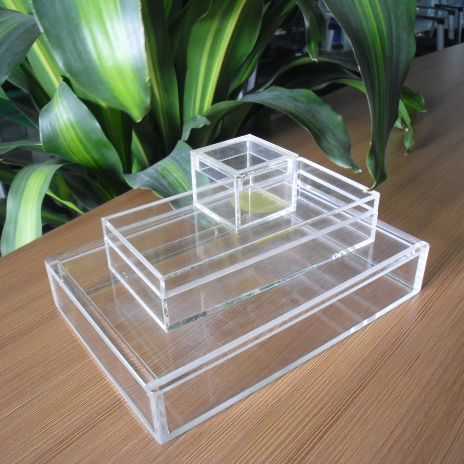 定制有机玻璃透明盒子 亚克力包装盒 天地盖展示盒 深圳工厂