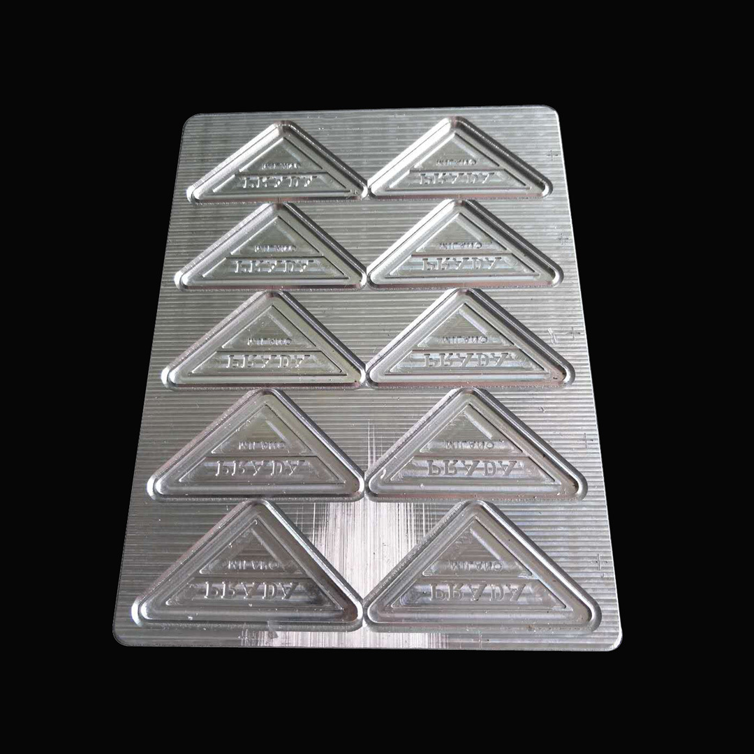 定制三角形滴塑模具 铝制高频高压滴胶模 耐用耐压金属滴塑模