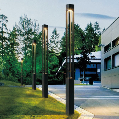 厂家直销工程款铝制方形led景观灯 景观灯柱 特色光效现代庭院灯