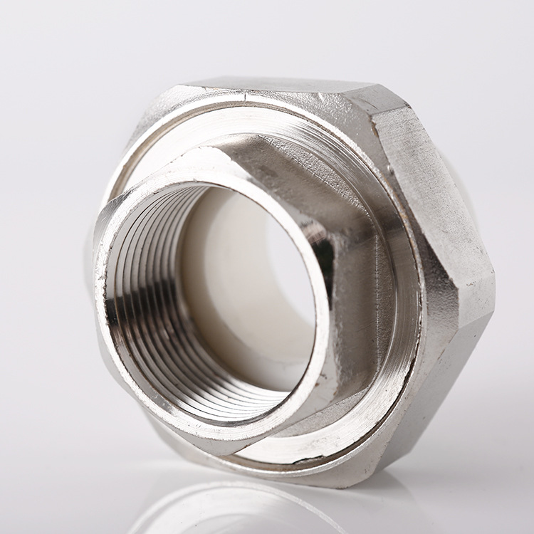 ppr管水管配件 内丝铜活接4分六分 水管接头 ppr内牙活接