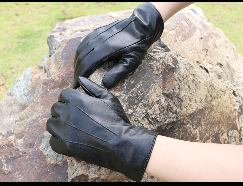 批发 正品07军官常服皮手套 真皮加绒男冬季保暖商务士官羊皮手套