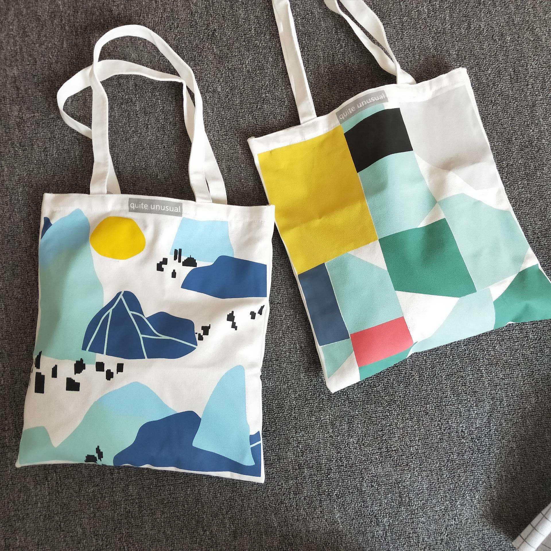 拎蝙蝠包笑脸包女包笑脸包21年新款帆布小包 韩版可爱小熊图案包包女