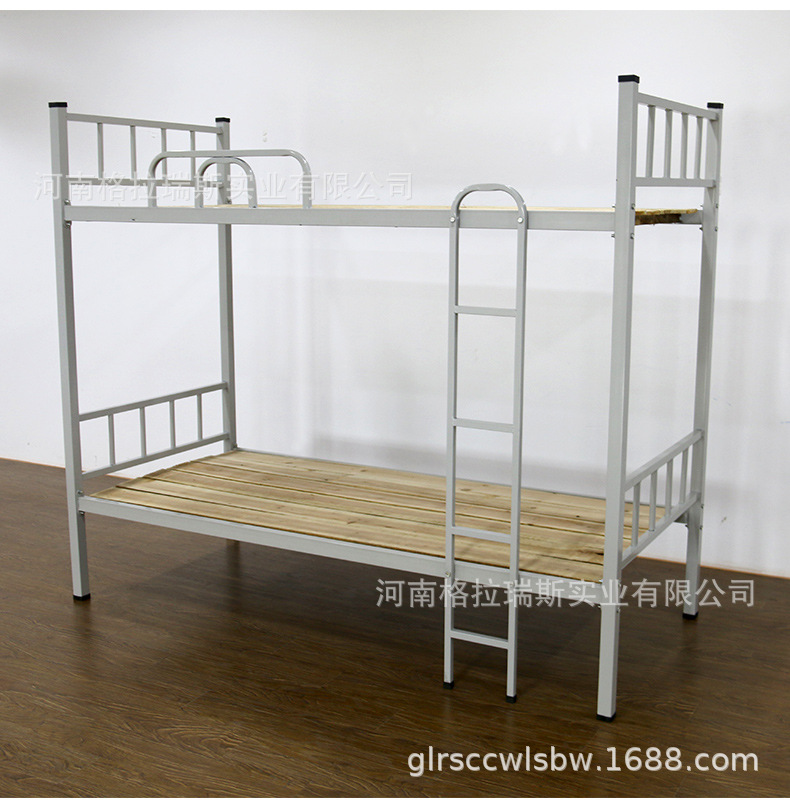双层铁床 上下铺工地高低床学生宿舍架子床订制|价格|厂家|多少钱