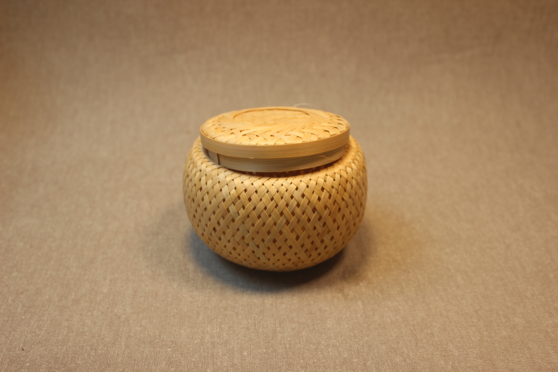 七月七竹编茶叶盒 蝈蝈笼 竹制工艺品