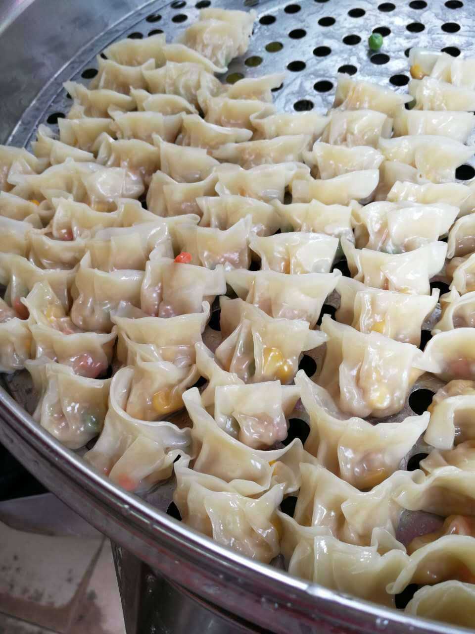 光头佬点心批发 玉米馅饺子皮厂家直供茶楼酒店宵夜食品等