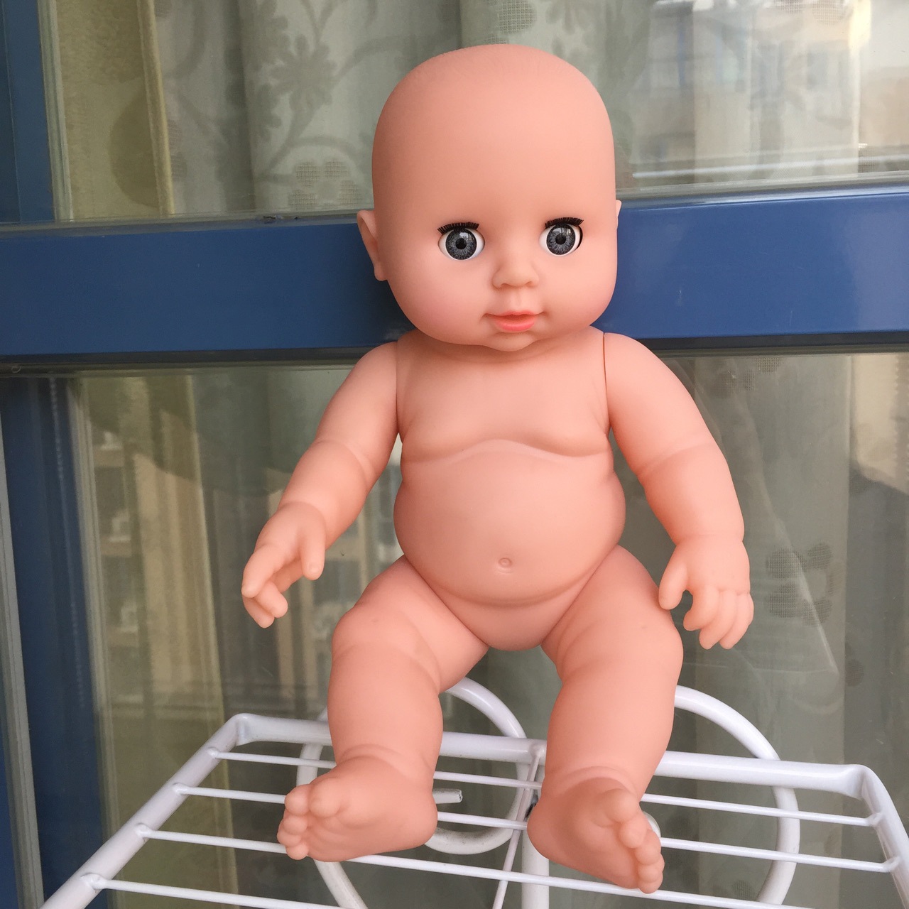 30厘米眨眼裸娃光身子娃娃仿真婴儿宝宝公仔
