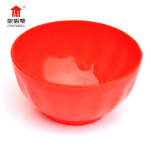 红色儿童多用学吃饭碗婚礼喜庆红色塑料908碗 上供红大碗