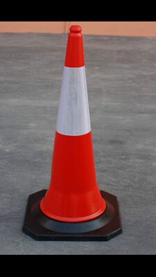45cm 70cm塑料pe反光路锥 锥形反光筒 交通安全隔离锥桩