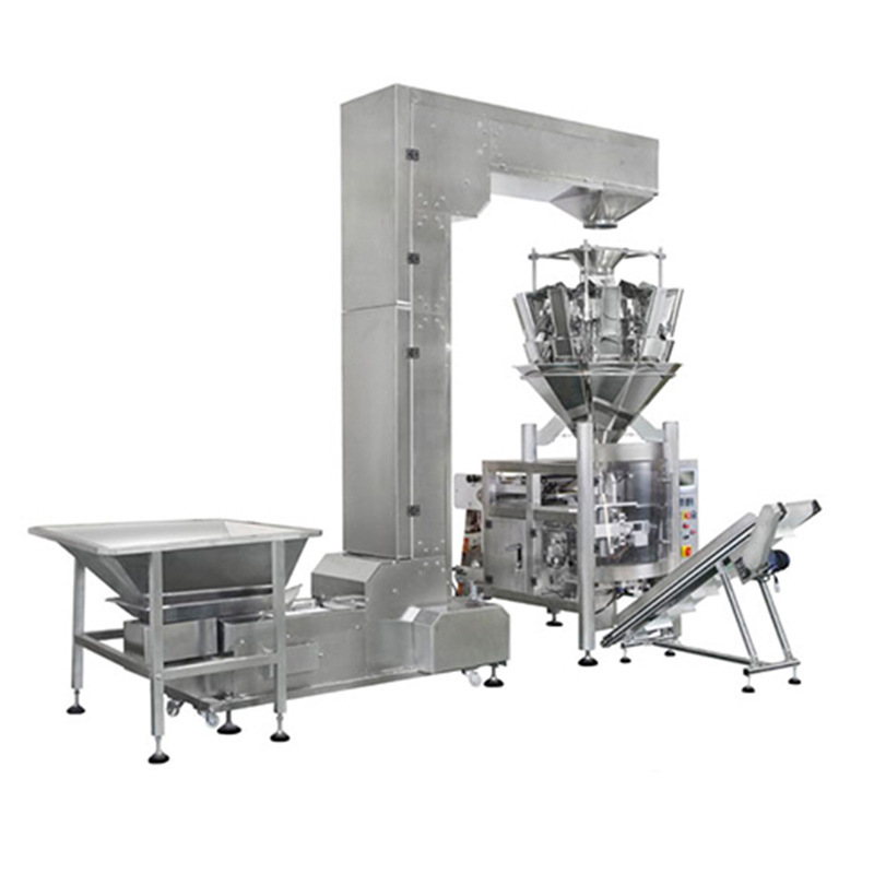 膨化食品全自动立式包装机颗粒食品电子称套袋设备 葵花籽套膜机