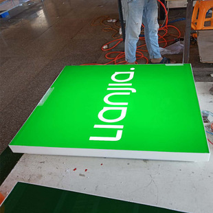 亚克力 吸塑圆形双面灯箱定做户内外led欢迎来电咨询广告灯箱